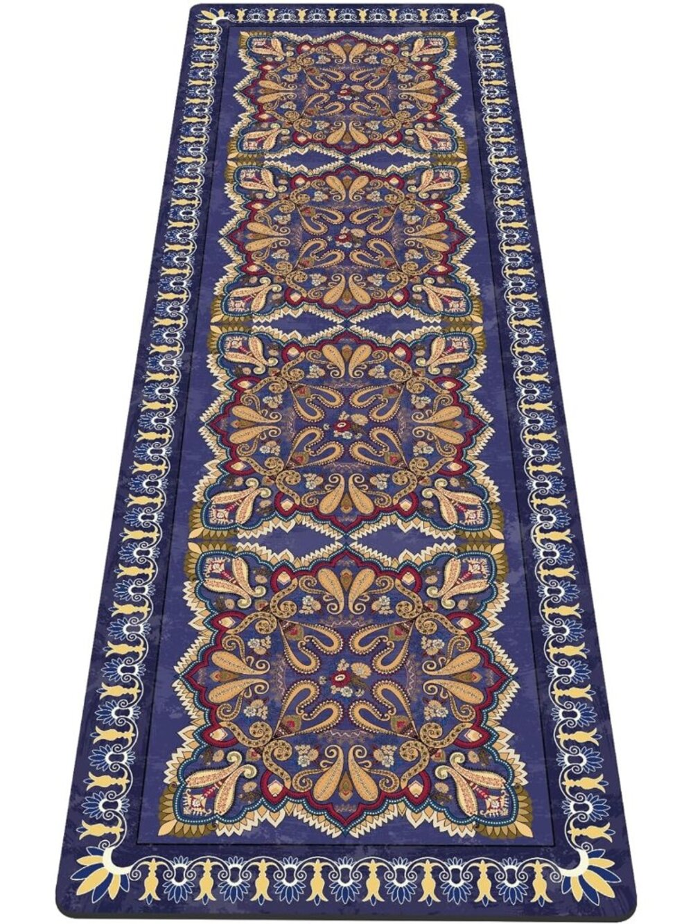 New Yoga Mat Print Extra Thick TPE Non Slip Fitness Exercise Mat Carrying Bag
